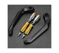 HPZPRPCEW pour Kawasaki ER-5 ER5 1997-2001 2002 2003 2004 2005 2006 Accessoires Moto Guidon Leviers De Frein Et d'embrayage Protège-Mains(Or,ModèleA)