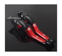 HPZPRPCEW Pour KAWASAKI Pour NINJA ZX4RR ZX-4RR 2023-2024 Accessoires Pour Leviers De Frein Et D'embrayage Réglables Pliables Extensibles(Noir rouge)