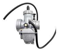 HPZPRPCEW Pour Keihin Pour PE28 28mm Carburateur À Starter Manuel Carb Pour Kawasaki Moto Scooter Quad Dirt Bike 100CC-250CC