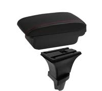 HPZPRPCEW Pour Kia Pour Morning Boîte D'accoudoir Pour Kia Pour Picanto Boîte De Rangement Centrale Accessoires Auto Retrofit Intérieur(A1 Noir rouge SANS USB)
