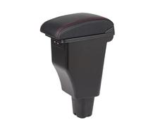 HPZPRPCEW Pour Kia Pour Morning Boîte D'accoudoir Pour Picanto Accoudoir Auto Pièces Intérieures Pièces De Rechange Boîte De Rangement Centrale(B1 Black red Corium)