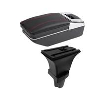 HPZPRPCEW Pour Kia Pour Morning Pour Picanto Boîte De Rangement Bras Auto Détails Intérieurs Retrofit(Une ligne rouge PAS d'USB)