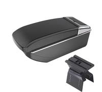 HPZPRPCEW Pour Lada Pour Vesta Boîte D'accoudoir Pour Vesta SW SW Pour CROSS SPORT Boîte D'accoudoir Auto Console Centrale(B3 Black white NO USB)
