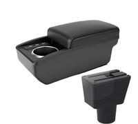 HPZPRPCEW Pour Lada Pour Xray Boîte D'Accoudoir Boîte De Rangement Centrale D'Accoudoir Auto Universelle Avec Interface De Chargement USB(B2 Ligne noire 6USB)