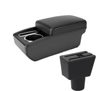 HPZPRPCEW Pour Lada Pour Xray Boîte D'Accoudoir Boîte De Rangement Centrale D'Accoudoir Auto Universelle Avec Interface De Chargement USB(Ligne noire A2 Pas d'USB)