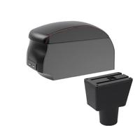 HPZPRPCEW Pour LADA Pour XRAY Boîte De Repose-bras De Voiture Rangement Central Pièces De Retrofit Accessoires Voiture Détails Pièces Intérieures(A1 Black Red single)