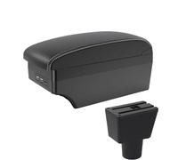HPZPRPCEW Pour LADA Pour XRAY Boîtier D'accoudoir Auto Boîte De Rangement Centrale Aménagement Intérieur Avec USB Accessoires Auto(A3 Noir blanc 7USB)