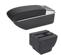HPZPRPCEW Pour MAZDA 2 Accoudoir Pour Mazda 2 Pour Demio Boîte D'accoudoir De Voiture Rétrofit Boîte De Rangement Accessoires Auto Détails Intérieurs(B2 Ligne noire 7USB)