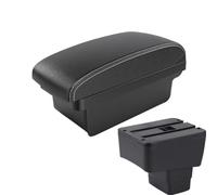HPZPRPCEW Pour Mazda 2 III (DJ) 2014-2024 Boîte À Accoudoir Auto Boîte De Rangement Intérieur Boîte À Accoudoir Centrale(A3 Black white NO USB)