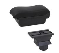 HPZPRPCEW Pour Mazda 2 Pour Mazda 2 Pour Demio Boîte À Accoudoir Centrale Boîte De Rangement Centrale Intérieur Retrofit Chargement USB(Ligne noire A2 Pas d'USB)