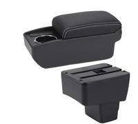 HPZPRPCEW Pour MAZDA CX-3 Boîte D'accoudoir De Rénovation Pour Mazda 2 Skyactiv Version Cx3 Boîte De Rangement D'accoudoir Intérieur Accessoires Auto(B3 Noir blanc 6USB)