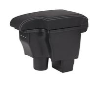 HPZPRPCEW Pour Mazda CX-3 Boîte D'accoudoir Retrofit Pour Mazda 2 Version Skyactiv Accoudoir De Voiture Boîte De Rangement Accessoires Voiture Chargement USB(Cuir véritable B3)