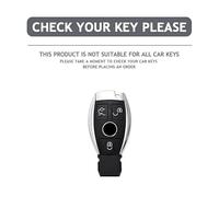 HPZPRPCEW pour Mercedes pour Benz Classe A C E S G CLA GLA GLK GLC CLS W204 W463 W176 W251 W205 AMG Coque Étui Boîtier Clé Voiture TPU(Gris)