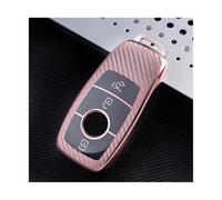 HPZPRPCEW pour Mercedes pour Benz Série E E300 E200 E220 2017 2018 pour Maybach S320L S450 S350 Coque De Protection pour Clé Voiture en TPU(Rose)