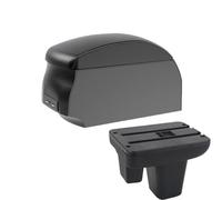 HPZPRPCEW Pour MG MG3 Boîtier D'accoudoir Auto Boîte De Rangement Centrale Modification Interne Fournitures De Voiture Charge Conduite À Droite(A2 Black single)