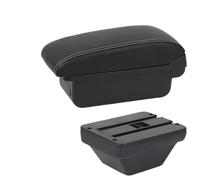 HPZPRPCEW Pour MG ZS Boîte À Accoudoir De Voiture Boîte De Rangement Centrale Retrofit Intérieur Avec Interface USB(C3 Noir blanc SANS USB)