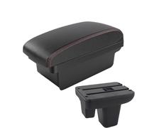 HPZPRPCEW Pour MG3 Boîte D'accoudoir Voiture Conduite À Droite Console Centrale Boîte De Rangement Modification Interne(A1 Noir rouge SANS USB)