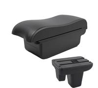 HPZPRPCEW Pour Morris Pour Garages MG3 Boîte D'accoudoir Console Centrale Centrale Contenu Du Magasin Boîte De Rangement Avec Porte-gobelet USB(A3 Black white NO USB)