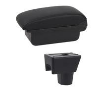 HPZPRPCEW Pour N&issan Pour Terrano 3 Boîte D'accoudoir Centrale Boîte Accoudoir Auto Boîte De Rangement Pièces Auto Accessoires Auto(Ligne noire B1)