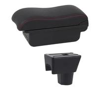 HPZPRPCEW Pour N&issan Pour Terrano 3 Boîte D'accoudoir Centrale Boîte Accoudoir Auto Boîte De Rangement Pièces Auto Accessoires Auto(C2 Ligne rouge)