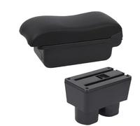 HPZPRPCEW Pour N&issan Pour Tiida C11 Accoudoir Pour Sylphy Pour Tiida Pour Latio Boîte D'accoudoir Auto Boîte D'accoudoir Centrale Intérieure(C2 Ligne noire PAS d'USB)