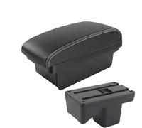 HPZPRPCEW Pour Perodua Pour Axia 2023 Accoudoir Boîte De Rangement D'accoudoir Console Centrale Accessoires Auto Avec USB(A3 Black white NO USB)