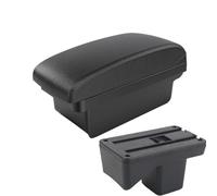 HPZPRPCEW Pour Perodua Pour Axia 2023 Accoudoir Boîte De Rangement D'accoudoir Console Centrale Accessoires Auto Avec USB(Ligne noire A2 Pas d'USB)