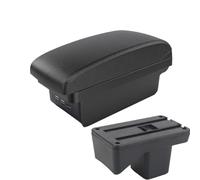 HPZPRPCEW Pour Perodua Pour Axia 2023 Accoudoir Boîte De Rangement D'accoudoir Console Centrale Accessoires Auto Avec USB(B2 ligne noire 3USB)