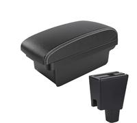 HPZPRPCEW Pour Perodua Pour Axia Boîte D'accoudoir Pour Perodua Pour Axia Console Centrale De Voiture Avec Rangement(A3 Black white NO USB)