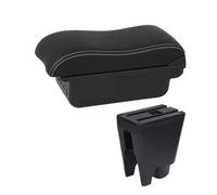 HPZPRPCEW Pour Peugeot 107 Boîtier De Repose-bras De Voiture Boîte De Rangement Pièces De Rétrofit Détails Intérieurs Accessoires Auto(B2 white line 3USB)