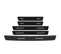 HPZPRPCEW pour Peugeot 206 Garniture De Seuil Lumineuse Autocollants Anti-Kick Protège-Pédales Protège-Coffre Protection Bande Décorative(5PC)