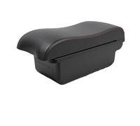 HPZPRPCEW Pour Peugeot 207 Boîte À Accoudoir Centrale Boîte De Rangement Intérieur Accessoires Auto Rétrofit Intérieur(A1 Noir rouge SANS USB)