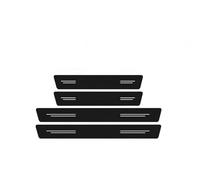 HPZPRPCEW pour Peugeot 308 Garniture Seuil Lumineuse Autocollants Anti-Empreintes Emblème Coffre Protection Pare-Chocs Bande Décorative(4 seuils de Porte)