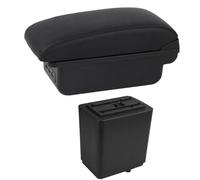 HPZPRPCEW Pour Peugeot Pour Partner Tepee Accoudoir Pièces De Rétrofit Boîte De Rangement Auto Chargeur USB Interface(C1 Ligne noire)
