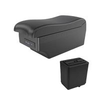 HPZPRPCEW Pour Peugeot Pour Partner Tepee Boîte De Rangement D'accoudoir De Voiture Accessoires Auto Interface De Chargement USB(A2 Black line7 USB)