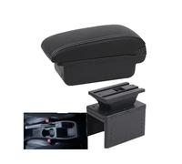 HPZPRPCEW Pour R&enault Pour Clio 5 Boîtier D'accoudoir Pour R&enault Pour Captur Pour Clio5 Boîtier D'accoudoir Auto Boîte De Rangement Centrale(A3 Black white NO USB)