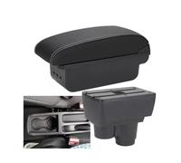 HPZPRPCEW Pour R&enault Pour Duster Accoudoir Pour Dacia Pour Dacia Pour Duster 2019-2024 Boîte De Rangement De Console Centrale(B3 Noir blanc 3USB)