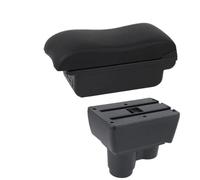 HPZPRPCEW Pour R&enault Pour Duster Accoudoir Pour R&enault Pour Dacia Pour Duster 2 3 Boîte À Accoudoir Auto 2019-2024 Boîte De Rangement(B2 ligne noire 3USB)