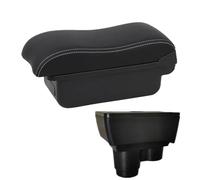 HPZPRPCEW Pour R&enault Pour Duster Boîte Accoudoir Pour Dacia Pour Duster Boîte À Accoudoir Auto 2019-2024 Boîte De Rangement Console Centrale(A3 Black white NO USB)