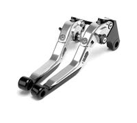 HPZPRPCEW Pour Royal Enfield Pour Himalayan 400 411 2016-2022 Leviers De Frein Et D'embrayage Pliables Réglables Pour Moto(Argent)