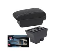 HPZPRPCEW Pour S&koda Pour FABIA Accoudoir Pour Fabia 2 2008-2014 Boîtier Accoudoir Voiture Pièces Rétrofit Boîte Rangement Pièces Intérieures(A3 Black white NO USB)