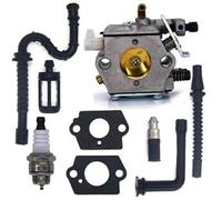 HPZPRPCEW Pour S&TIHL 024 026 MS240 MS260 024AV 024S 11 Pour W&albro WT-194 WT-194-1 Carburateur De Débroussailleuse Kit Filtre Air-carburant