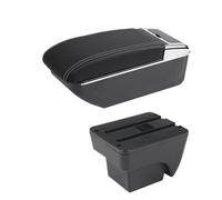 HPZPRPCEW Pour SEAT Pour ARONA Boîtier De Repose-bras Boîte De Rangement Détails Intérieurs Accessoires Auto(Ligne blanche B3 PAS d'USB)