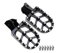 HPZPRPCEW Pour Sur-Ron Pour Light Bee X S Pour Talaria Pour Moto Pour Acessorios CNC Motocross Aluminum Foot Pegs Rest Footpegs Electric(NOIR)