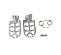 HPZPRPCEW Pour Suzuki RMZ250 RMZ450 RMX450Z RM125 Repose-pieds Repose-pieds Pédales Repos Accessoires moto(Argent)