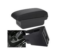 HPZPRPCEW Pour Toyota Pour Aygo BJ Boîte D'accoudoir Auto Accessoires Auto Armrest Boîte De Rangement Accoudoir Central Intérieur(B2 ligne noire 3USB)