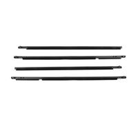 HPZPRPCEW Pour Toyota Pour Corolla 2008-2013 Joint D'étanchéité Pour Vitre 4Pcs Bande Avant Arrière 7573012300 7571002210(NOIR)