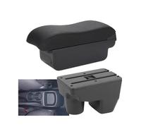 HPZPRPCEW Pour Toyota Pour Yaris Accoudoir Pour Toyota Pour Yaris Elegant Boîte Accoudoir Auto 2021-2024 Boîte Rangement Auto Surface Courbée Cuir(C2 Ligne noire PAS d'USB)