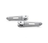 HPZPRPCEW Pour Trident 660 Pour TRIDENT660 2021-2024 Repose-pieds Avant Pied Repos Péage Pieds Pédale Aluminium Accessoires Moto(Argent)