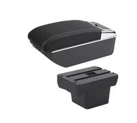 HPZPRPCEW Pour VW Pour Caddy 5 2024 Boîte D'accoudoir Boîte De Rangement Rétrofit Intérieur(D3 ligne blanche 7USB)